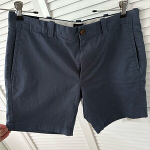 NWT J. Crew Men's Dark Blue Flat Front Shorts